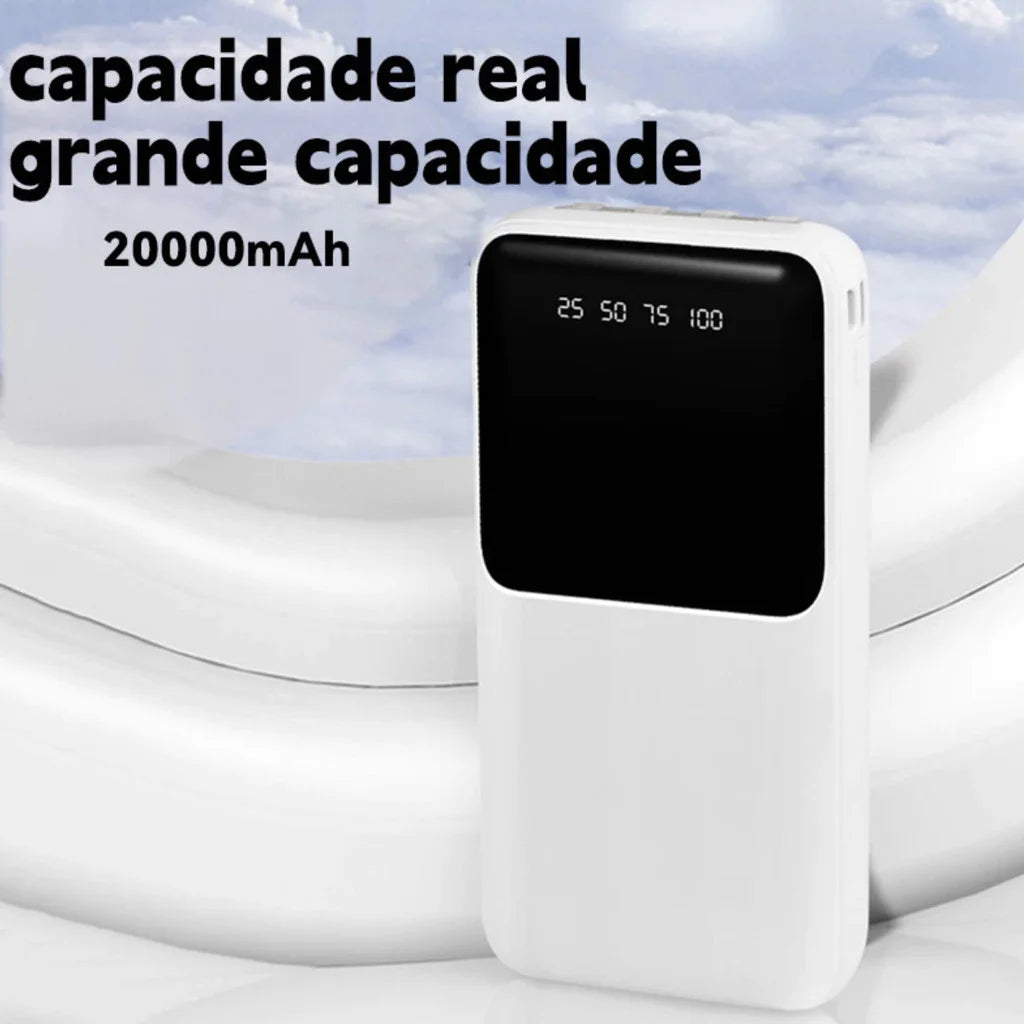 Power Bank 20000mAh Ultra-Fast Charging Portable 4 USB Ports