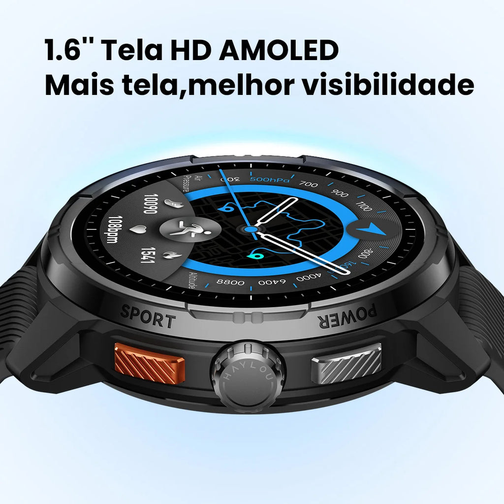 HAYLOU Solar Ultra GPS AMOLED 1.6 5ATM Built-in GPS Bluetooth