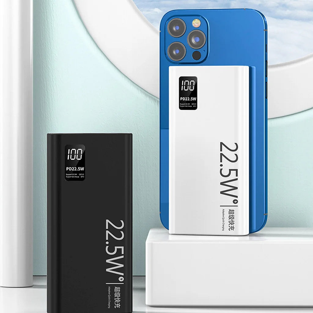 Turbo Portable Charger 20000mAh Super Fast Charge LCD Screen Compact
