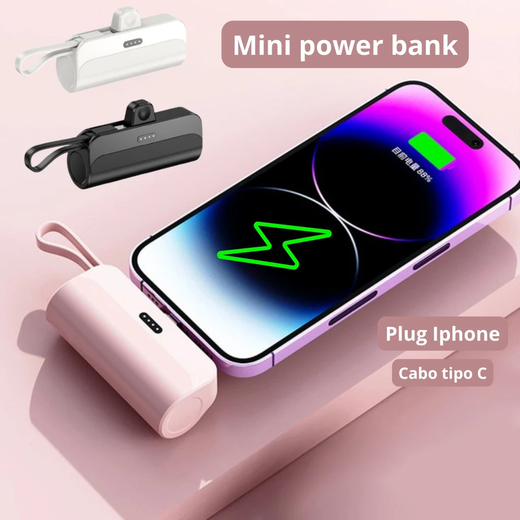 Mini Portable Charger 10000mAh Wireless Recharge