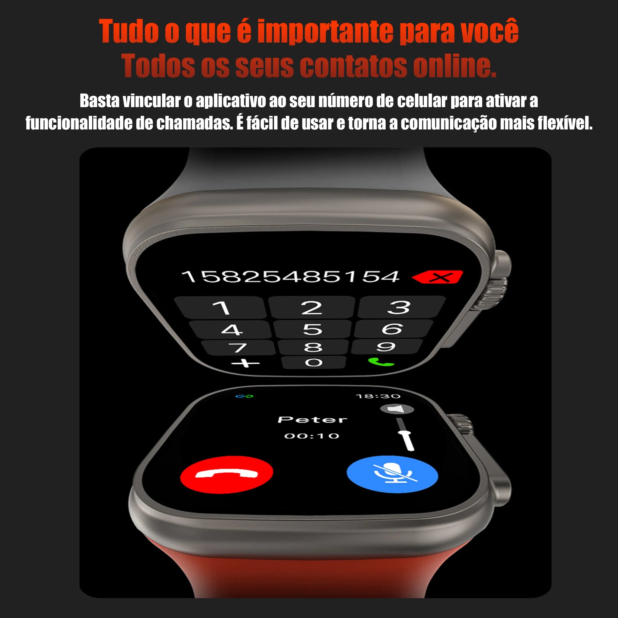 Smartwatch Variado de 2,01 Polegadas