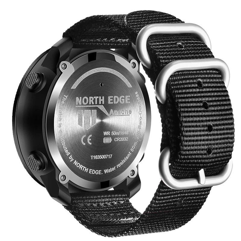 NORTH EDGE APACHE 3 Relógio Esportivo À Prova D'água 50M