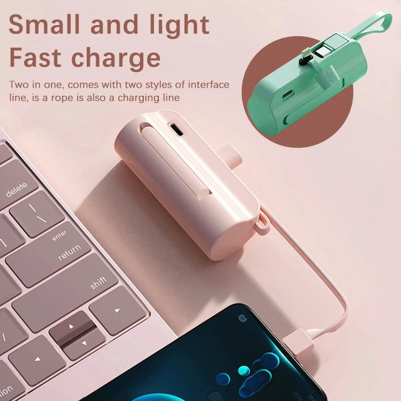 Mini Portable Charger 10000mAh Wireless Recharge