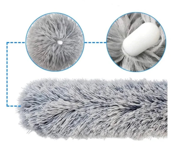 2.8m Microfiber Cleaning Powder Dop With Washable Extender and Retractable Cable-Neverdie Stor