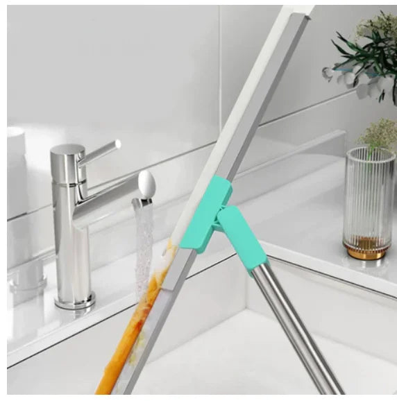 Magic Wheel or Magic Broom 2 in 1 Magic Broom Wheel Strip Clean Silicone Glass With Telescopic-Neverdie Store