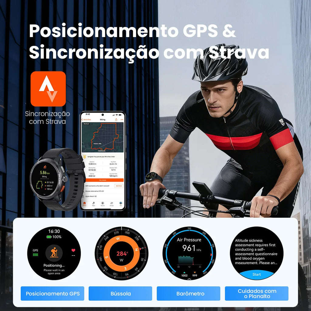 HAYLOU Solar Ultra GPS AMOLED 1.6 5ATM Built-in GPS Bluetooth