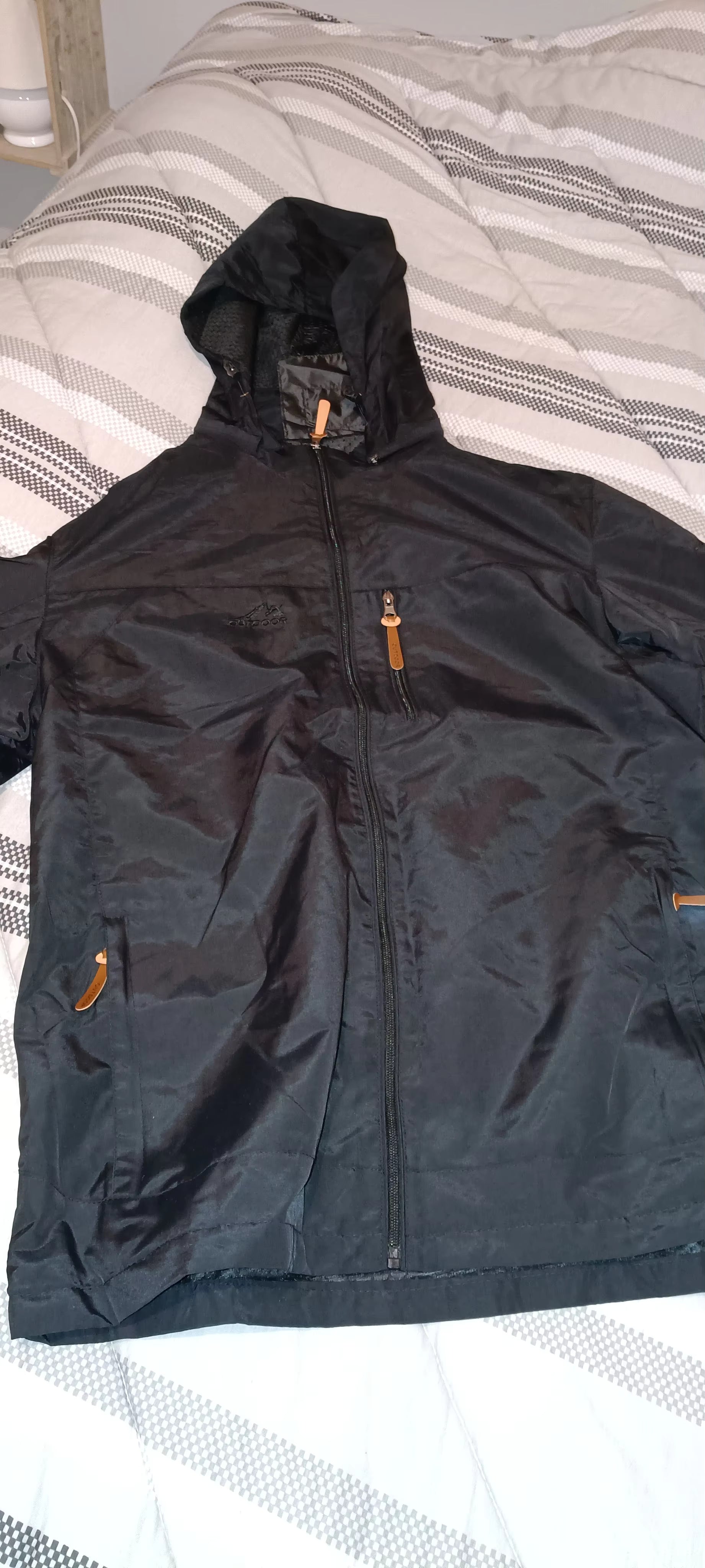 Jaqueta Corta-Vento Masculina Impermeável — Trilha, Camping, Pesca...