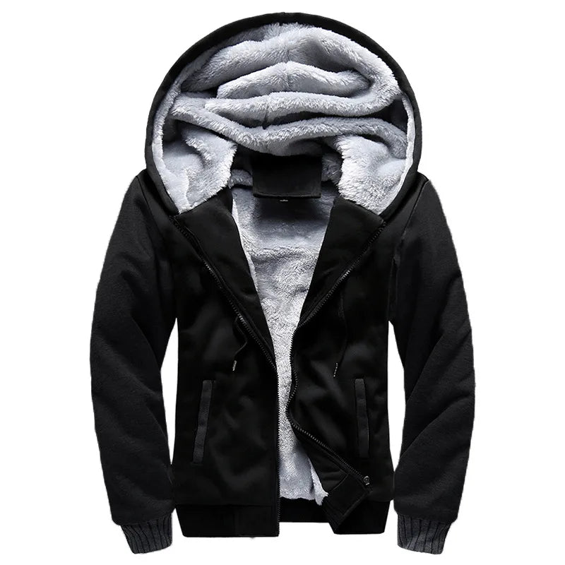 Jaqueta Masculina Camuflada Grossa Inverno para Homens Fleece Manga Longa Casaco Masculino Casual Moletons Streetwear Casacos Masculinos