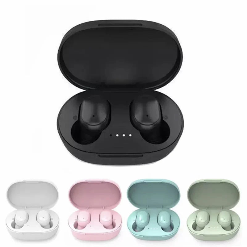 Fones de Ouvido TWS Bluetooth Sem Fio Estéreo Fone de Ouvido Esportivo com Microfone e Caixa de Carregamento para Smartphone