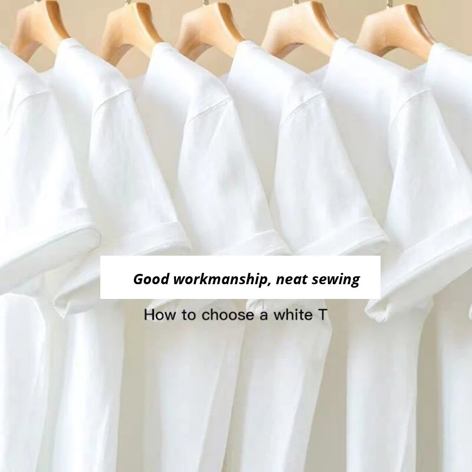 Summer Casual 100 Cotton Regular Fit Women Crew Neck Basic White T Shirts - YELLOW M 45kg-55kg
