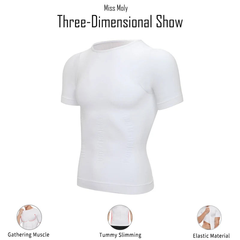 Colete Modelador Masculino Miss Moly Slimming Body Shaper Corset