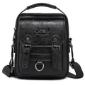 Bolsa Tiracolo Transversal Masculina de Couro JEEP BULUO