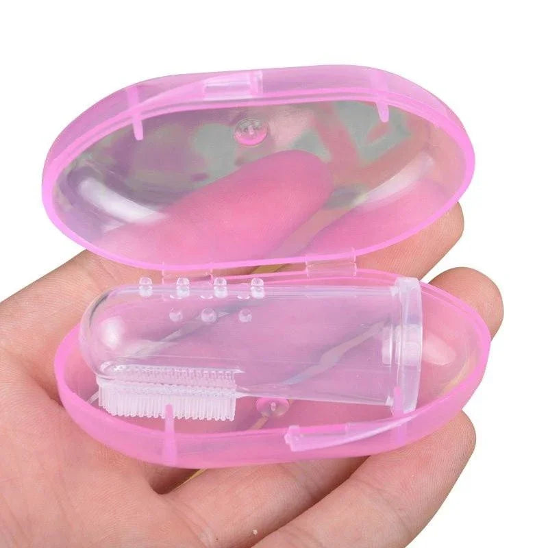 Soft Pet Finger Toothbrush Silicone Dog Cat Dental Care
