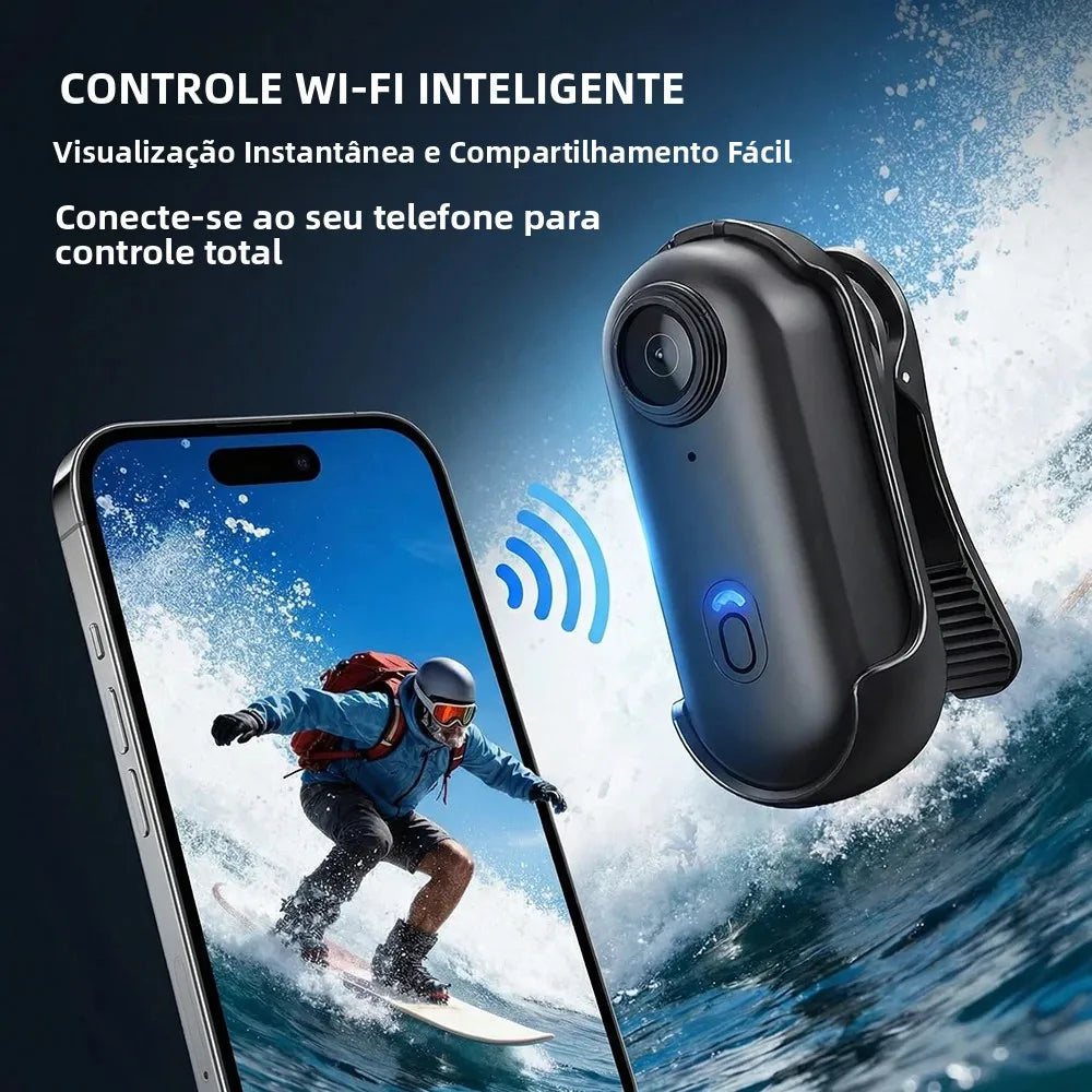 4K HD Motorcycle - Mini Recorder - Finger WIFI Action