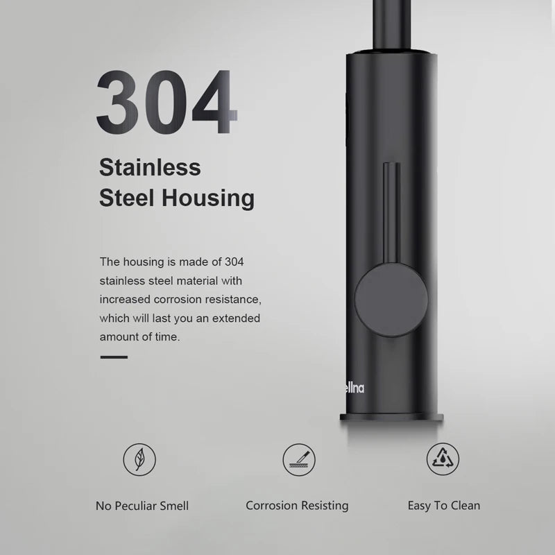 Briwellna 220V Electric Instant Water Heater 2 in 1 Kitchen Faucet Tankless Stainless Steel Water Heater TapInstant Geyser KM12