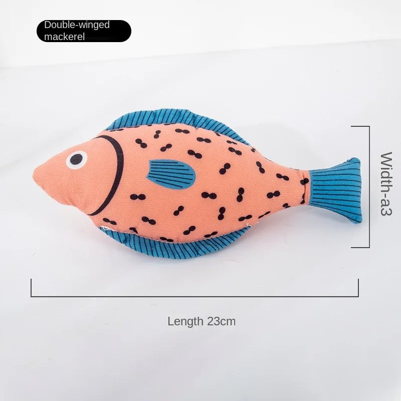 1 peça criativa gato brinquedo peixe forma mordida resistente catnip gato brinquedo pet mastigar brinquedos pet interação suprimentos gato favores