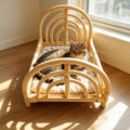 Natural Rattan Cama para Gato Frame Handwoven Gato Photography...