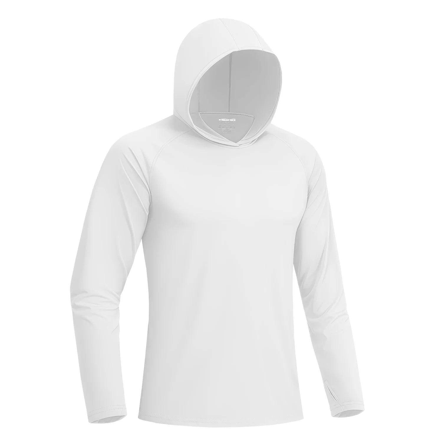 Camiseta Masculina com Capuz — Proteção Solar UPF 50+, Manga Longa e Secagem Rápida