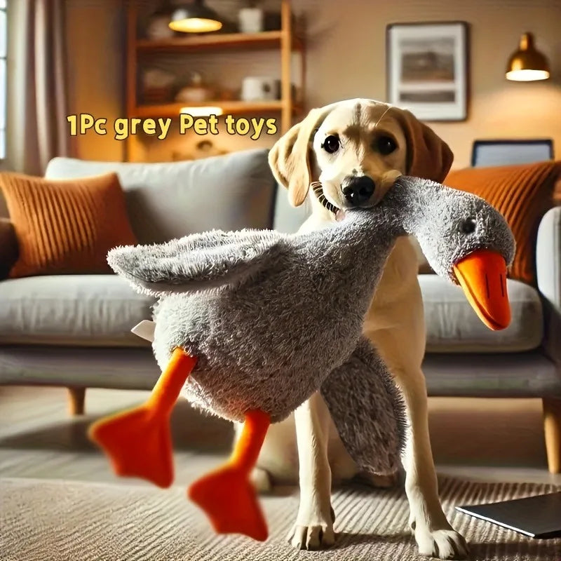 Brinquedo de Pelúcia Pato Macio e Colorido de 50cm para Gatos e Cães, Companheiro Relaxante para Animais de Estimação, Alivia a Ansiedade, Amigo do Cão, Libera Energia, Presente para Animais de Estimação