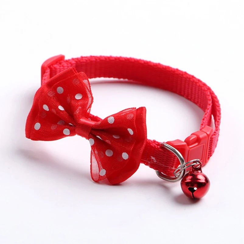 Fashionable bow Cachorro e Coleira para Gato Macio e Confortável...