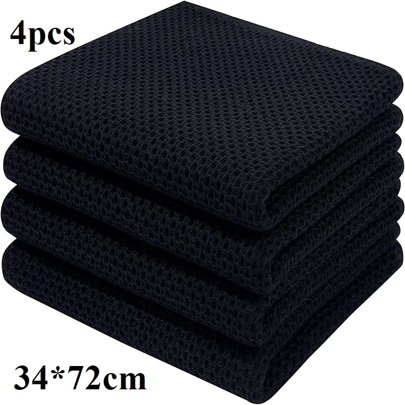 Homaxy 4/6Pcs Cotton Cozinha Towels Ultra Macio Dishcloth Magic...