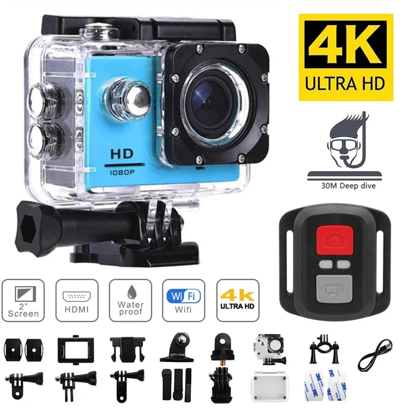 Ultra HD 4K - Action Camera - 1080P/30FPS 2.0 inch