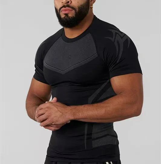 Camiseta Compressão Masculina Manga Curta — Leveza e Suporte
