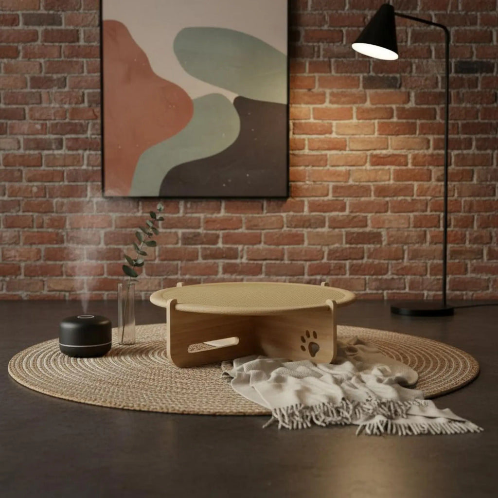 Cama Arranhador para Gatos Uso Dois em Um Cama Rede para Gatos Tapete para Dormir para Cães Pequenos Respirável Refrescante para Gatos, Verão