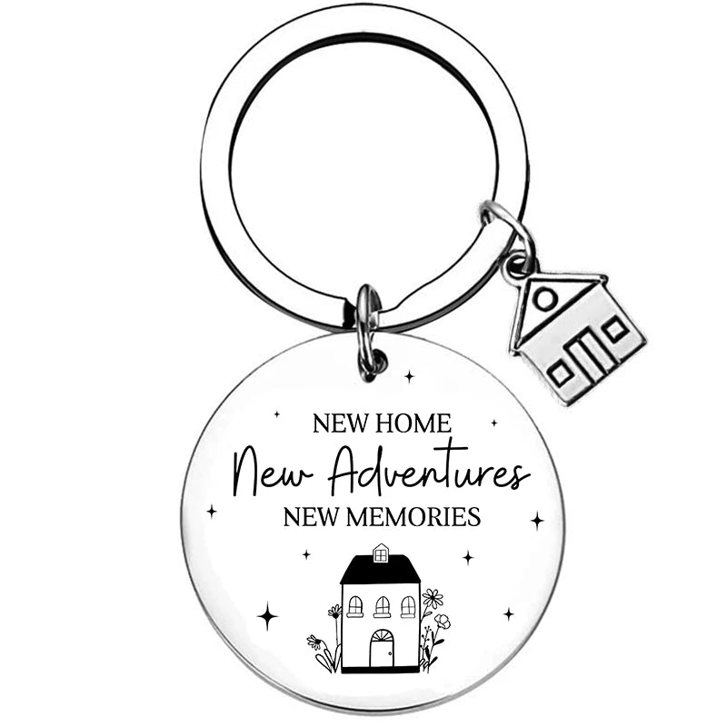 Chaveiro de Aço Inoxidável WonderNest Novo Lar Chá de Casa Nova