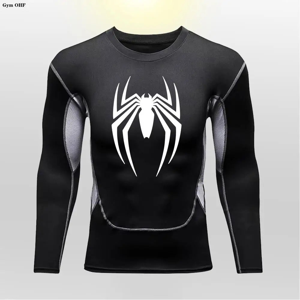 Rashguard Masculino Spider — Compressão e Estilo para o Treino