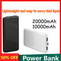 20000mAh 10000mAh Power Bank com Large Capacity Fiber Texture Case...