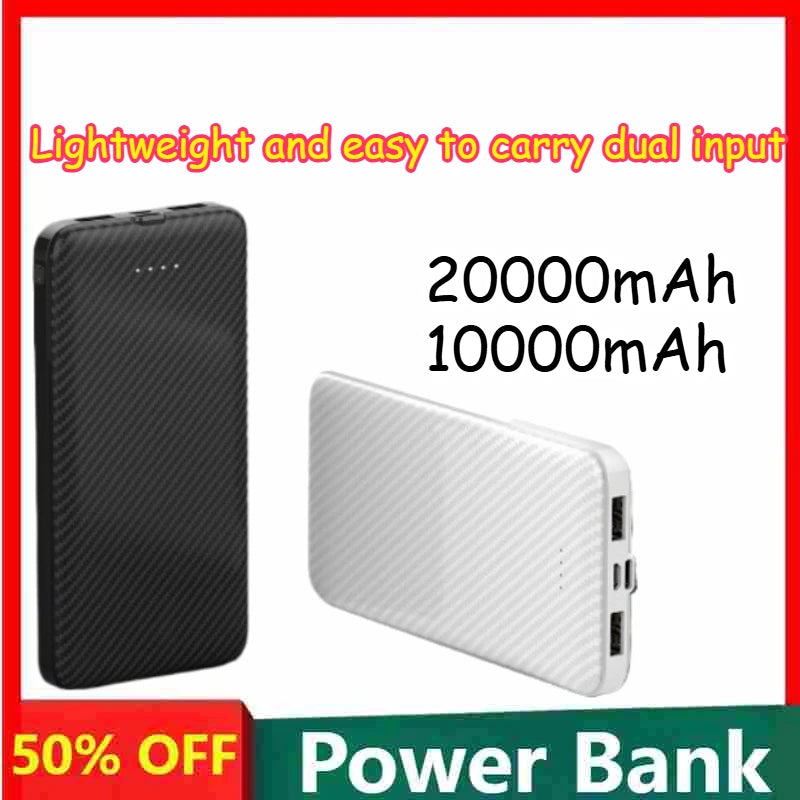 Power Bank 20000mAh Large Capacity Thin Portable