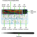 JST-XH 2.54mm Male Female Housing Cable Wire Kit