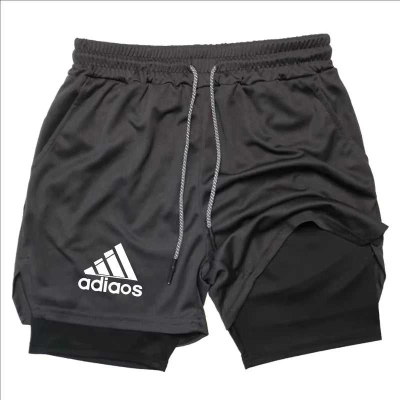 Men's compression shorts running training sports shorts summer gym...