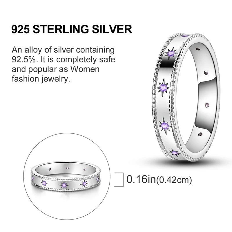 2026 Novas Alianças de Prata 925 Zircônia Brilhante Anéis CZ Anéis Para Mulheres Casamento Original Joias Finas Acessórios Presentes