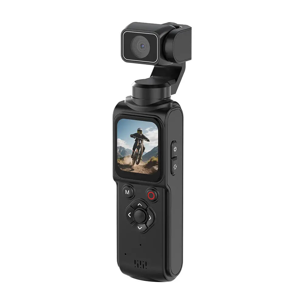 Gimbal de Bolso 4K - Câmera Portátil - Estabilizador 75MP com Rastreamento Automático