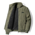 Jaqueta Masculina de Inverno 2025 Quente Grossa de Marca com Fleece Moda Corta-Vento para Ar Livre Casaco Masculino Outono Jaqueta Clássica Casual Masculina