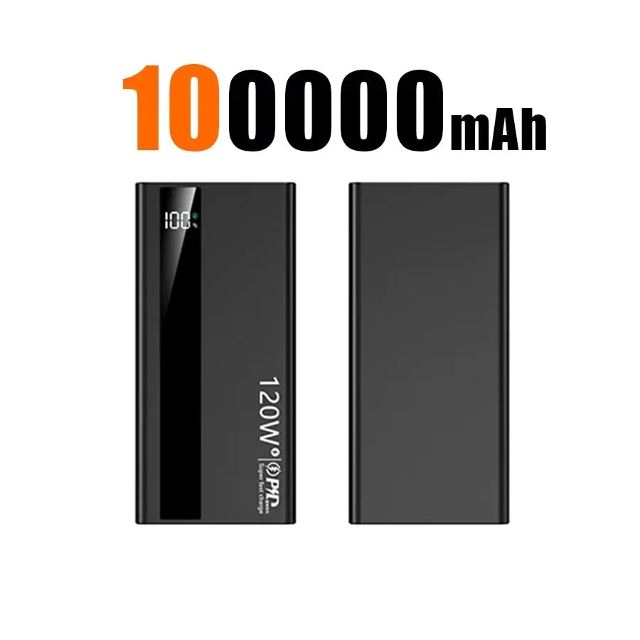 Power Bank 500000mAh 120W Super Fast Charging Portable High Capacity