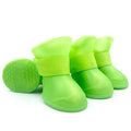 4 peças Pet Impermeável Sapato de Chuva Borracha Antiderrapante Bota para Cães Pequenos Médios Grandes Gatos Sapato Externo Botas para Cães Acessórios para Animais de Estimação