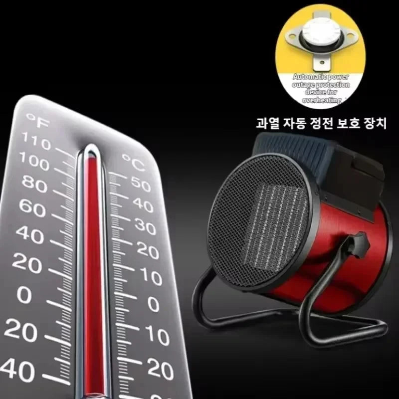 Aquecedor Elétrico 3000W Termostato Aquecimento Rápido 2000W 3 Níveis Ajustáveis Aquecedor de Ambiente Radiador Aquecedor de Cômodo Proteção Contra Superaquecimento Aquecedor Doméstico