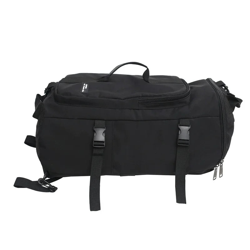 Gym Travel Backpack Black Round Bag for Men Women Casual Outdoor...