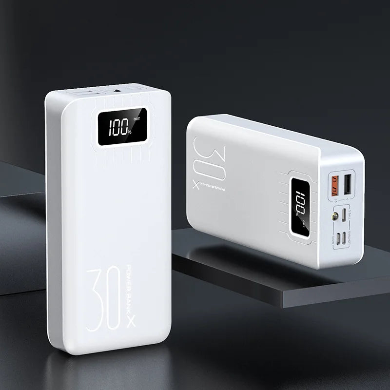 Power Bank 30000mAh Fast Charging Large Capacity Digital Display