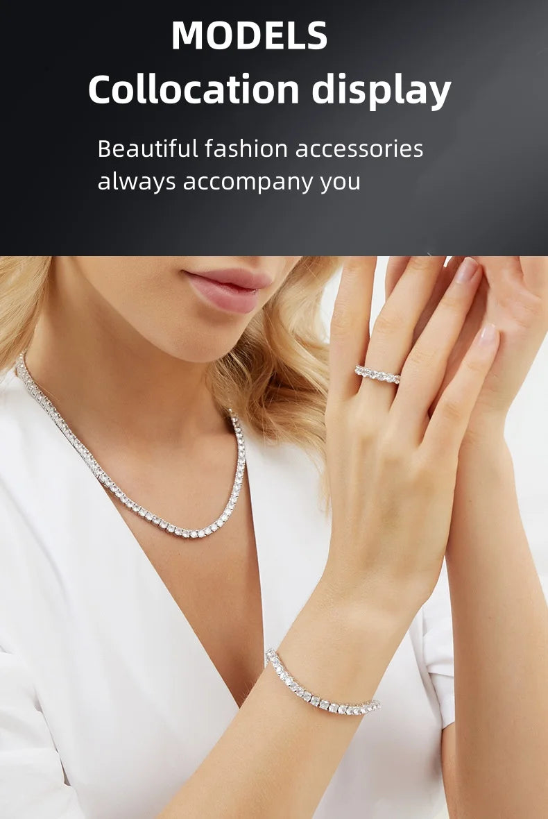 Preço de fábrica 925 prata banhada a ouro 18K 4A grau Zircão pulseira de tênis para homens e mulheres moda personalidade joias requintadas