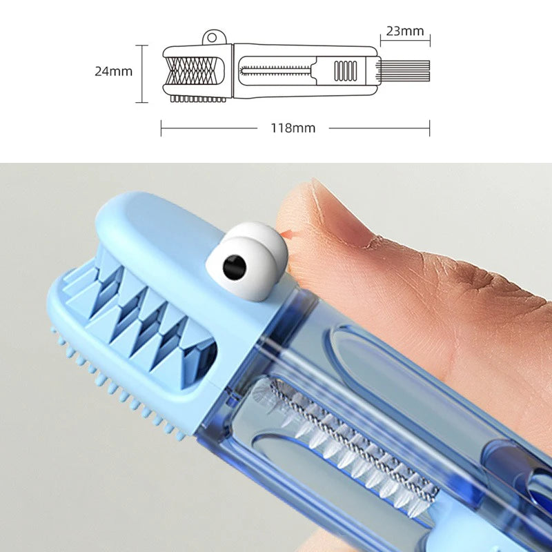 3 In 1 Multifunctional Cleaning Brush Tiny Bottle Cup Lid Detail Brush Straw Cleaner Tools Household Kitchen Cleaning Supplies