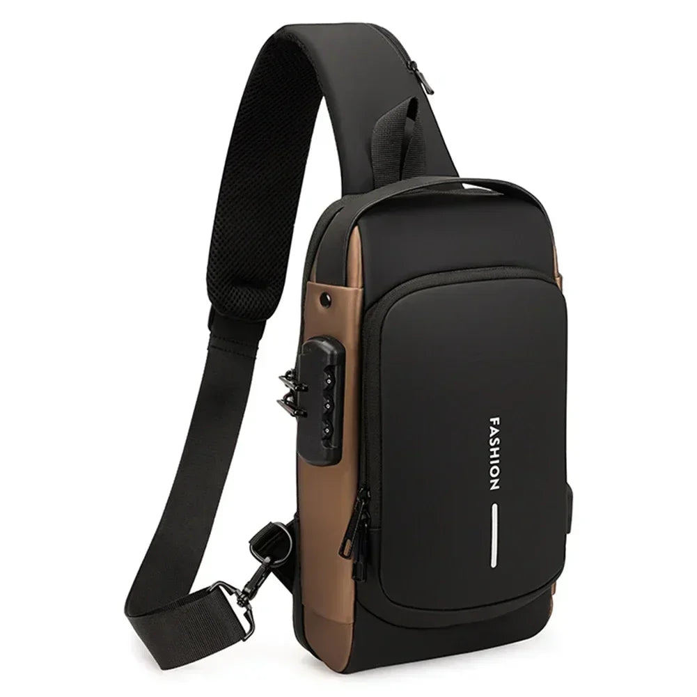 Multifunction Designer Anti-theft USB Shoulder Bag Crossbody...