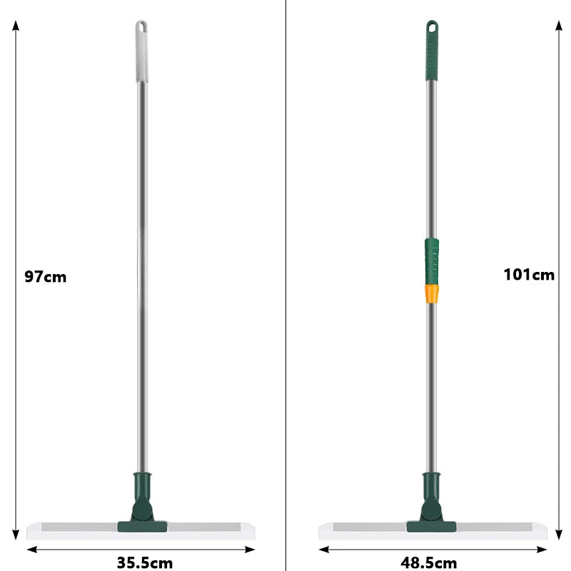Rodo Mágico de Silicone Vassoura Rodo de Limpeza de Chão Banheiro Vaso Sanitário Rodinho Esfregão Limpa Vidros Lugares Altos Ferramentas de Limpeza Doméstica