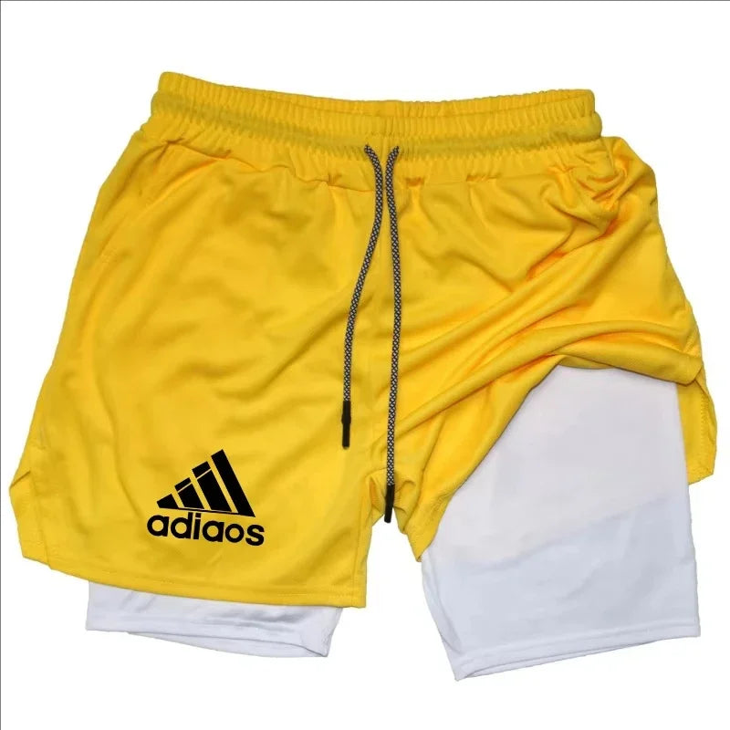 Men's compression shorts running training sports shorts summer gym...