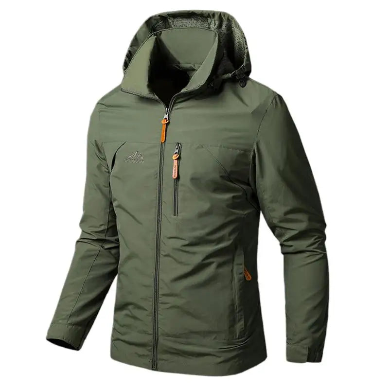 Jaquetas Corta-Vento Masculinas Impermeáveis Militares com Capuz Jaqueta Masculina Nova de Combate Homem Outono Esporte Caminhada Ciclismo Bomber Casaco