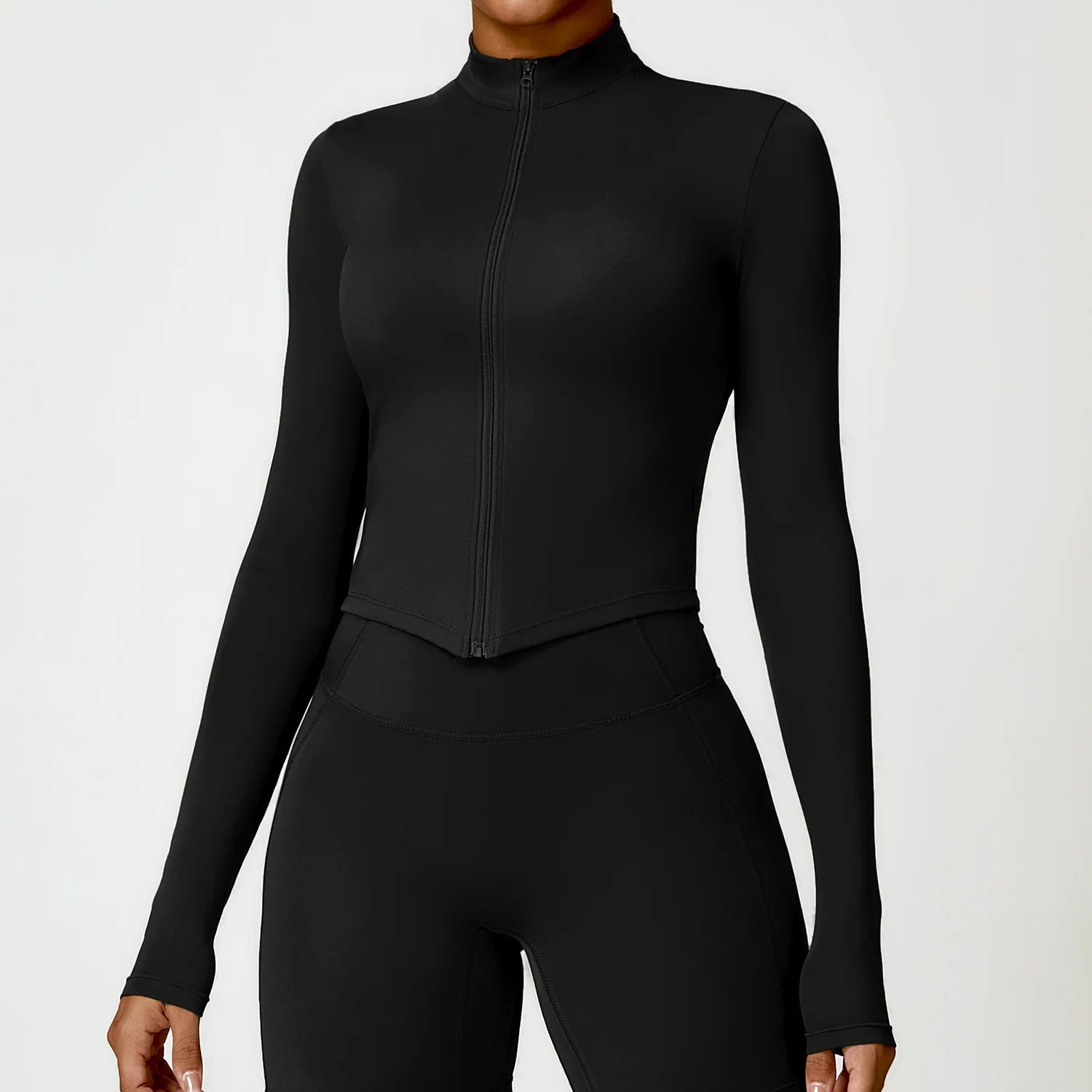 Top Fitness Manga Longa Feminino — Aquecimento e Estilo