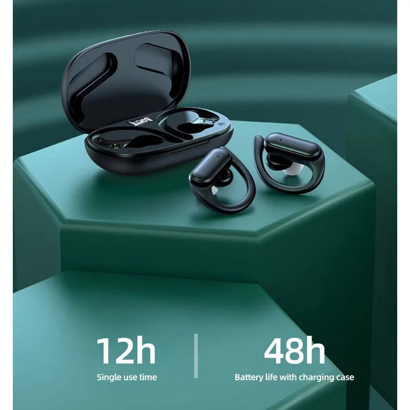 Fone de ouvido Bluetooth sem fio A520, som HD estéreo universal, toque leve, mini fone de ouvido de alta qualidade, anti-suor